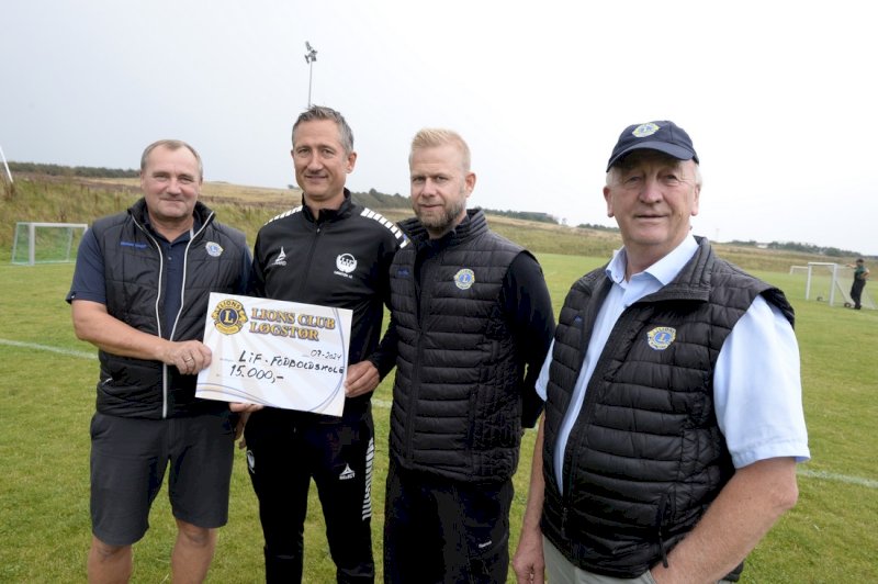 Fodboldskole blev støttet af Lions