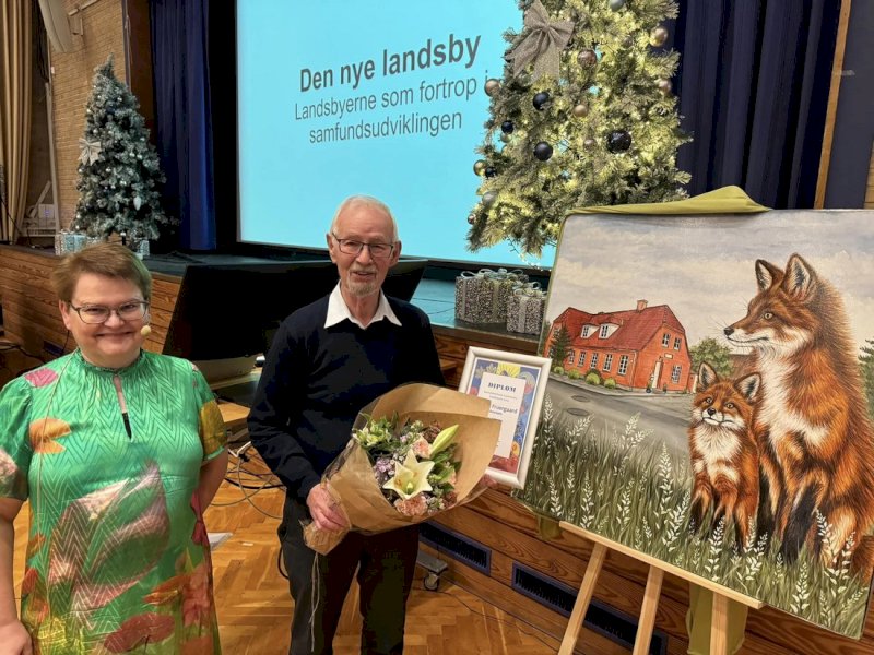 Johan Fruergaard løb med landsbyprisen 